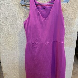 GAP Pink Sleeveless V-Neck Mini Sundress